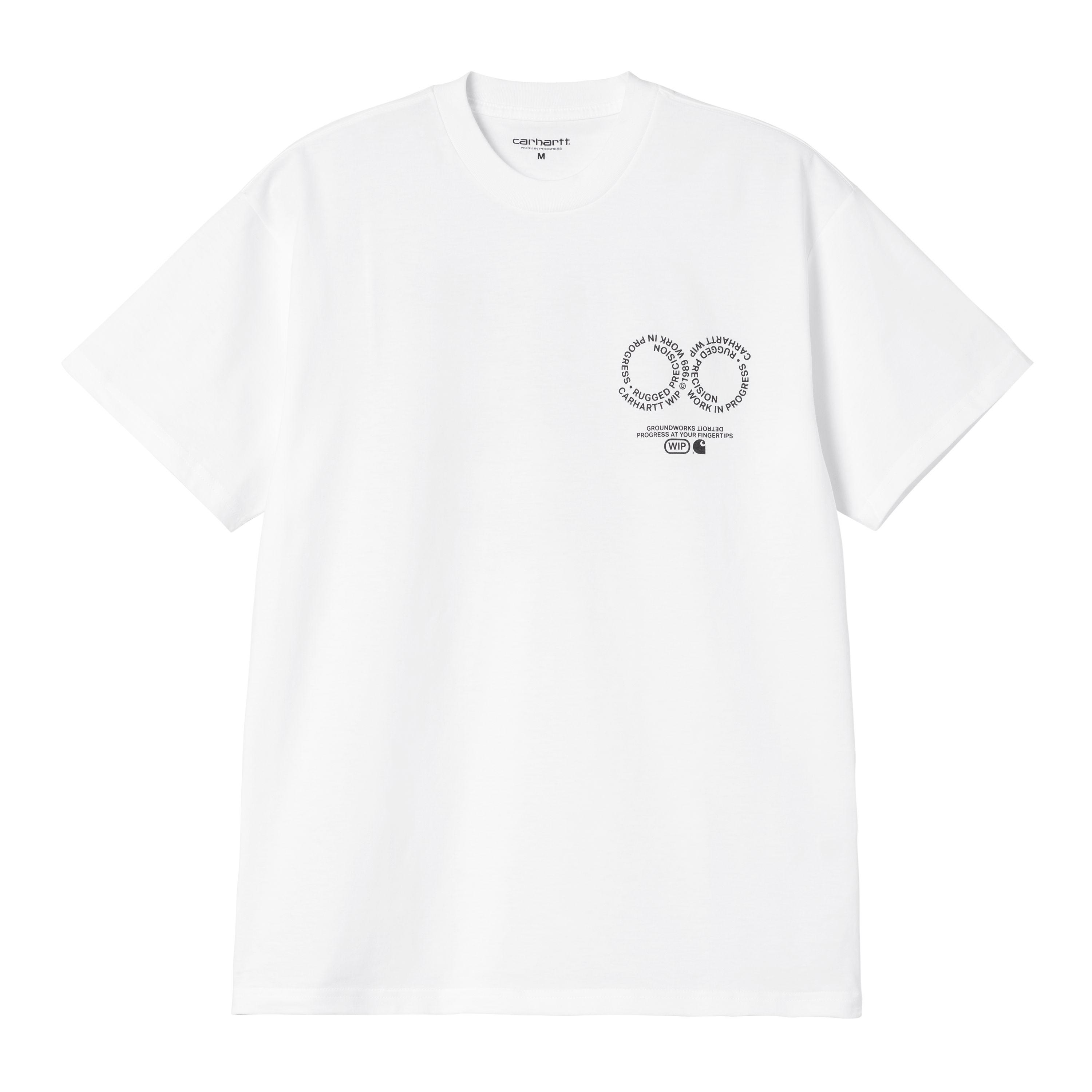 Carhartt WIP Short Sleeve Rotation T-Shirt in Bianco